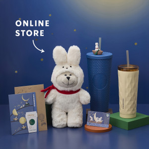 スタバ秋グッズ、9．3発売！　三日月を運ぶウサギたちがかわいいタンブラーなど登場