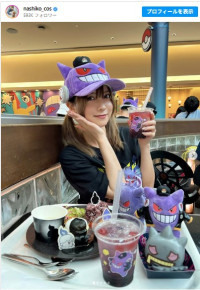 桃月なしこ、”推し”とのUSJハロウィンを満喫　※「桃月なしこ」インスタグラム