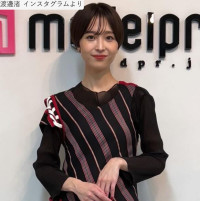 渡邊渚、近影　※「渡邊渚」インスタグラム