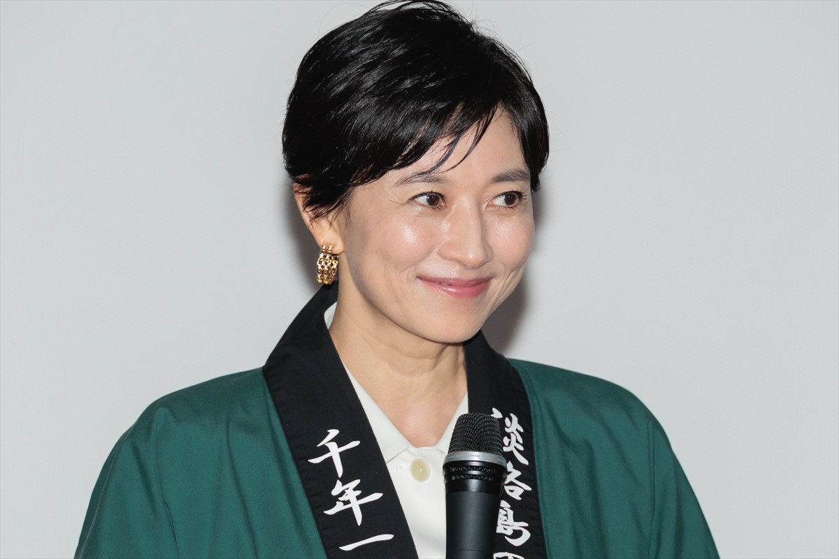 15年ぶり映画出演の菊川怜、日本酒片手にトークショー「ちょっと酔ってます」「何を言ってるのかだんだん分からなくなってきました」