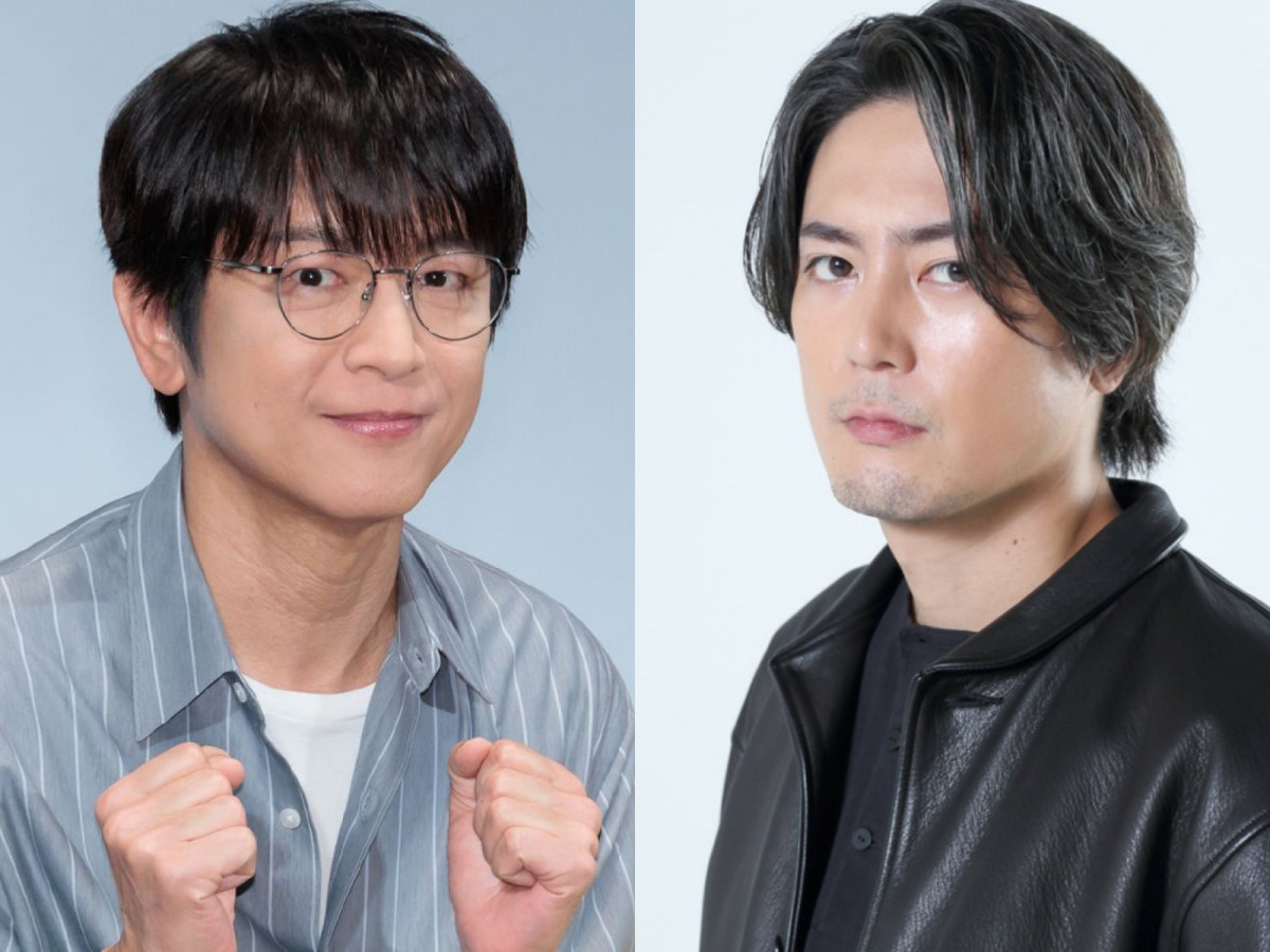 （左から）及川光博、間宮祥太朗