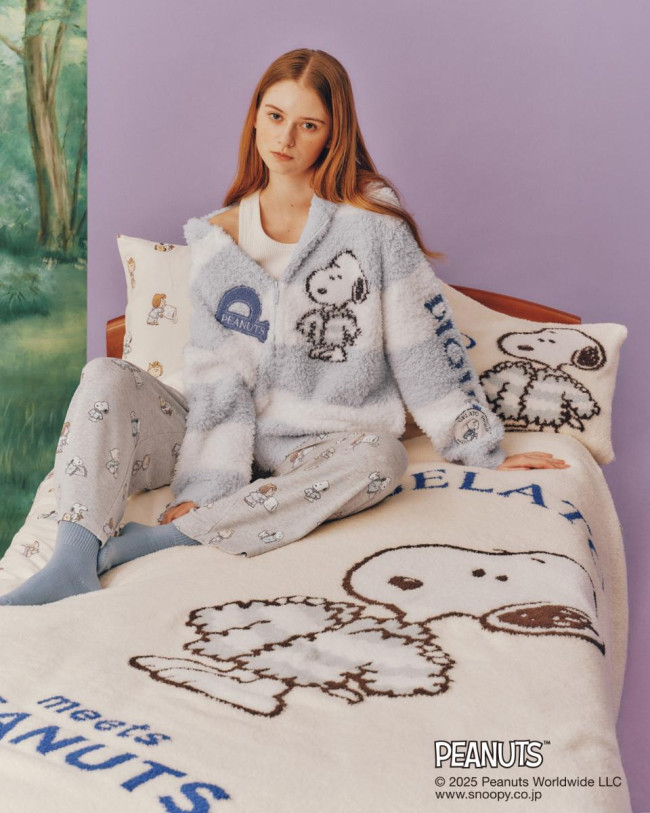 写真）『PEANUTS』×「ジェラピケ」がコラボ！ スヌーピーたちの