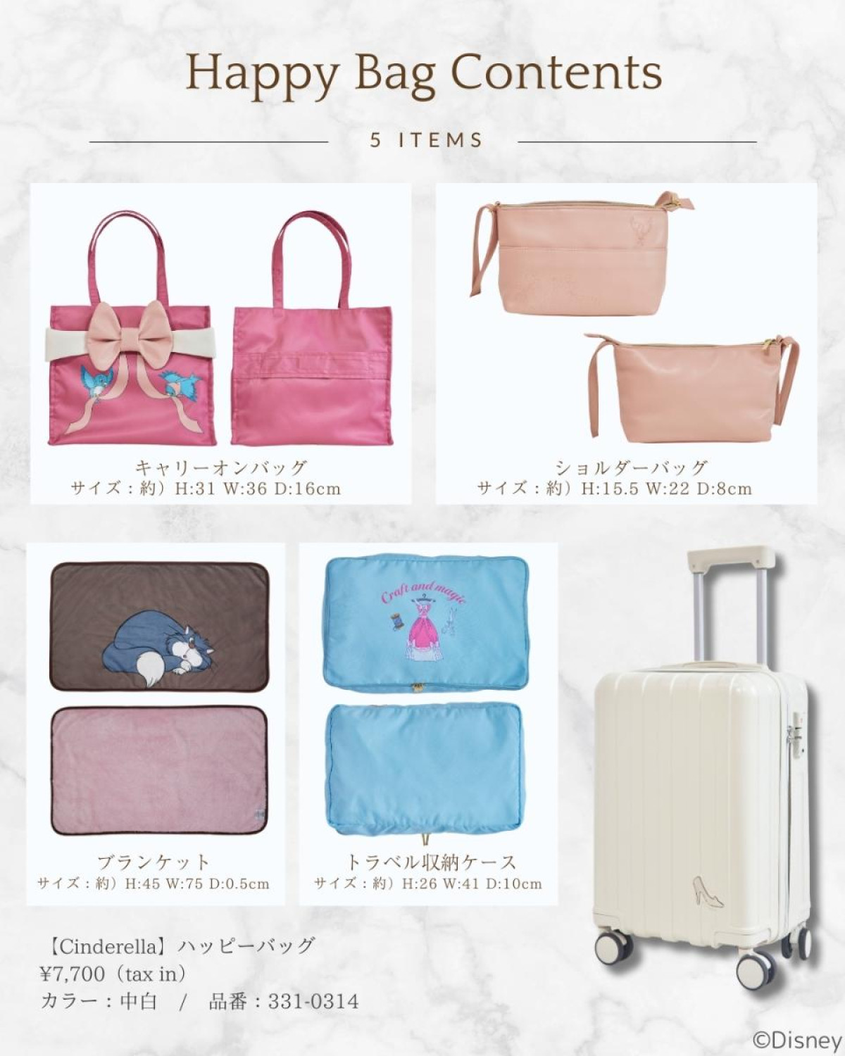 251125「Disney Collection HAPPY BAG」