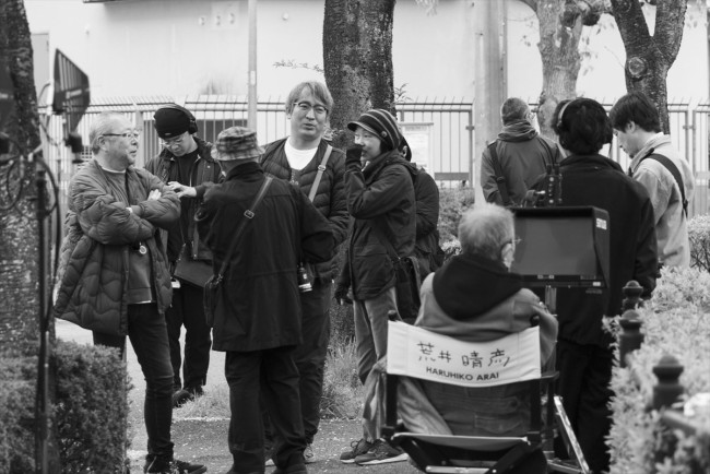 『星と月は天の穴』メイキングカット