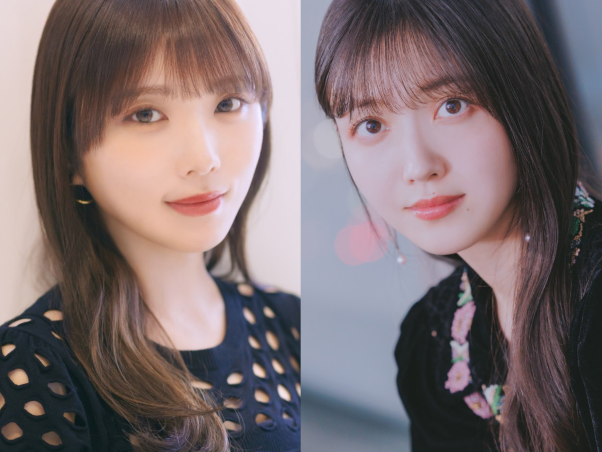 2025年に乃木坂46を卒業した与田祐希（左）と久保史緒里（右）