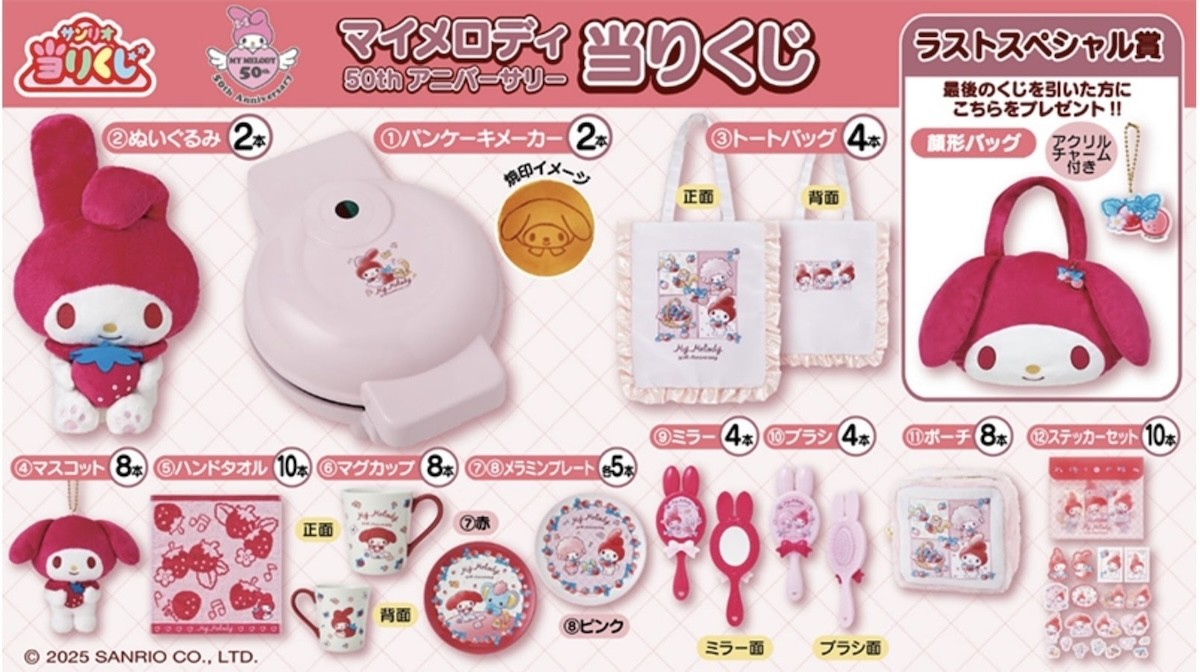 サンリオ 1月マイメロディ当りくじ