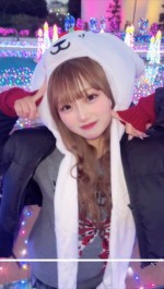 希空、イルミネーションショット　※「希空」TikTok