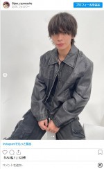 岡田圭右の息子・岡田隆之介　※「岡田隆之介」インスタグラム