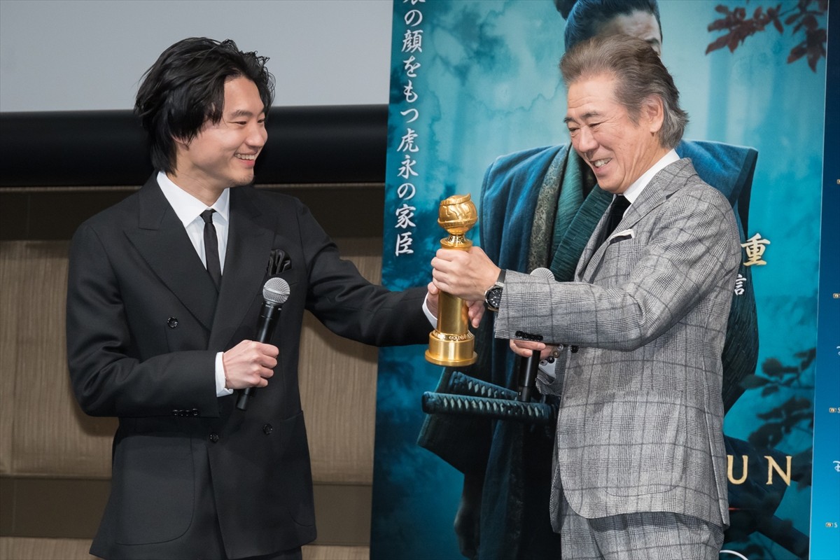 浅野忠信、『SHOGUN 将軍』GG賞4冠受賞で妻・中田クルミに感謝「サポートがなかったら消えていなくなっていた」