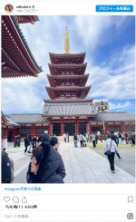 日本滞在ショットを次々公開　※「エドワード・ブテラ」インスタグラム