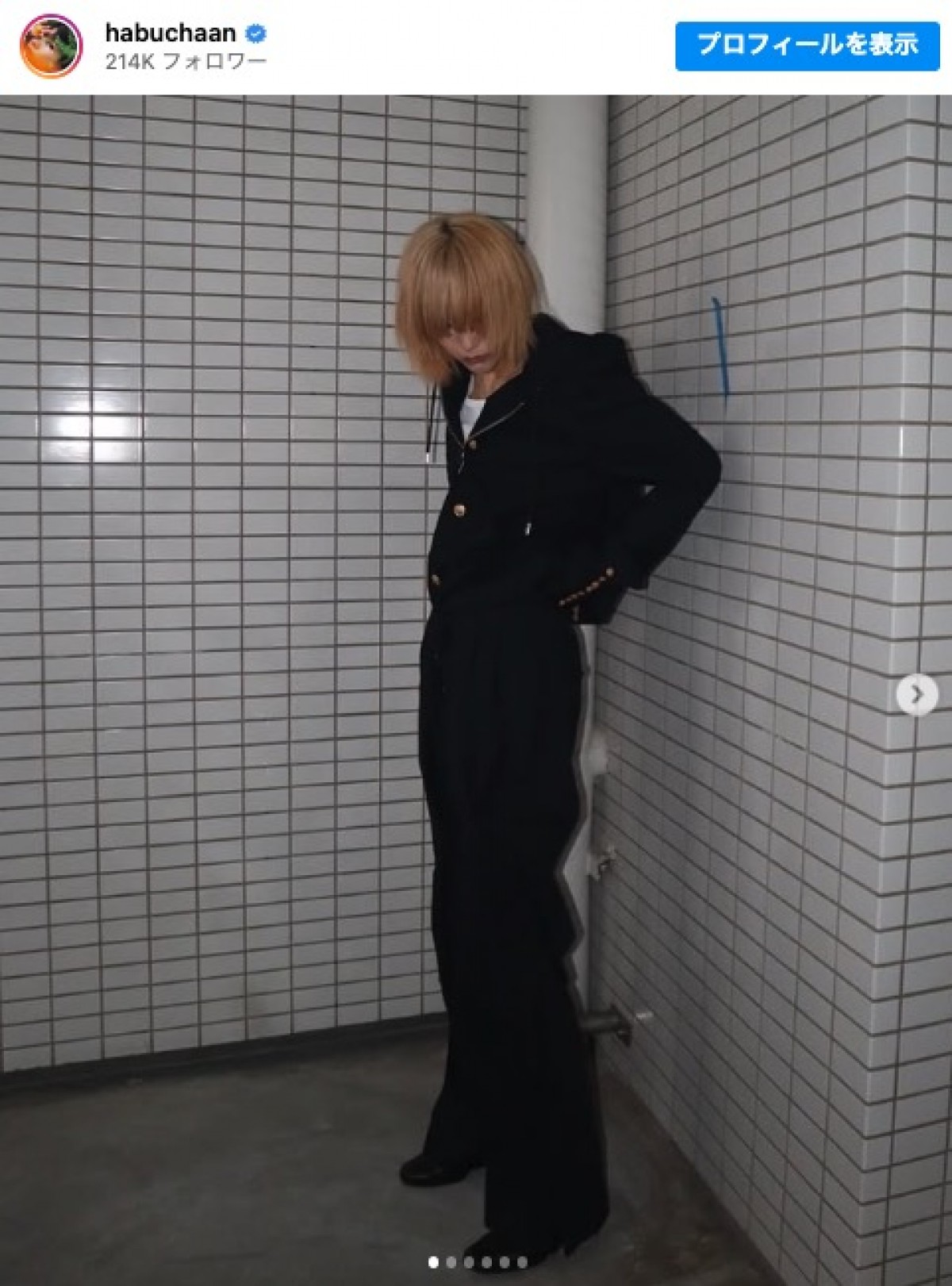 金髪姿に激変した元櫻坂46・土生瑞穂 ※「土生瑞穂」インスタグラム