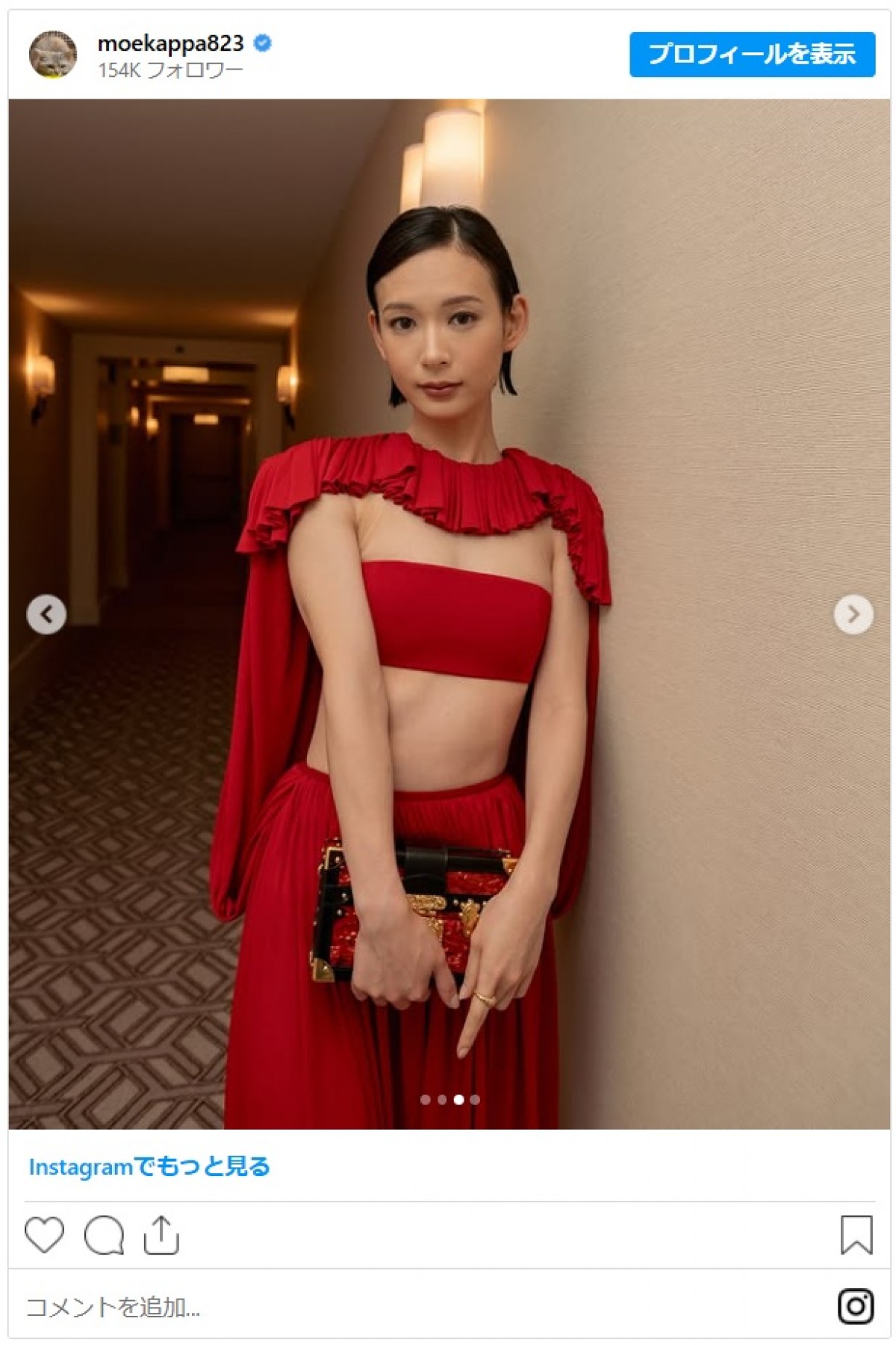 穂志もえか、美しすぎるオフショット披露　『SHOGUN 将軍』で米放送映画批評家賞受賞