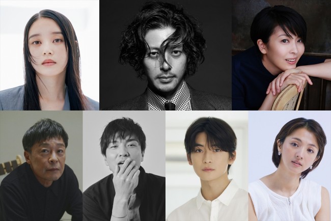 映画『夏の砂の上』に出演する(上段左から)高石あかり、オダギリジョー、松たか子、(下段左から)光石研、森山直太朗、高橋文哉、満島ひかり