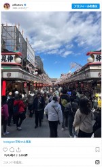日本滞在ショットを次々公開　※「エドワード・ブテラ」インスタグラム