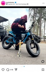 薬物疑惑のジャスティン・ビーバー、スモーク画像を公開しファンを心配させる※「Justin Bieber」インスタグラム