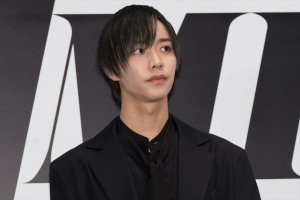 舞台『IMPACT』製作発表記者会見に出席した松井奏