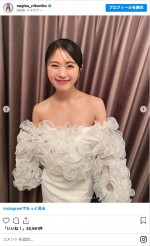 「第48回日本アカデミー賞」で新人俳優賞を受賞した渋谷凪咲　※「渋谷凪咲」インスタグラム