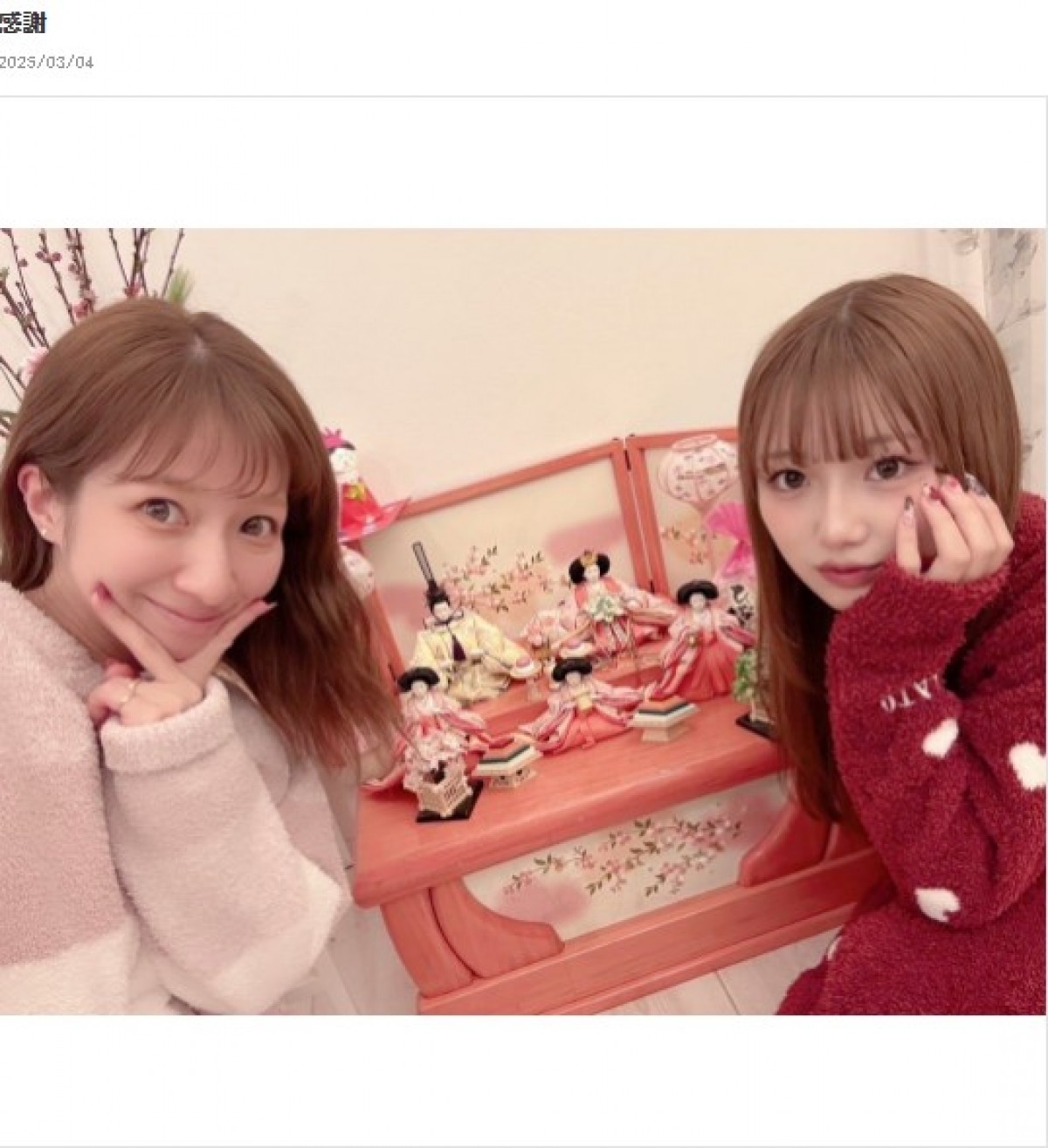 芸能人の手作り“ひな祭り”グルメがすごい！　「美味しそう」」「盛り付けも完璧」の声