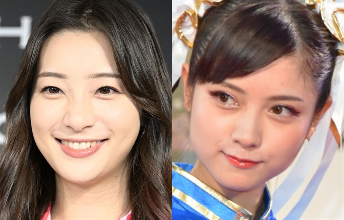 (左から)足立梨花、桃月なしこ