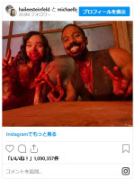 ヘイリー・スタインフェルド＆マイケル・Ｂ・ジョーダンが血まみれ！笑顔でポーズもホラーすぎる※「hailee steinfeld」インスタグラム