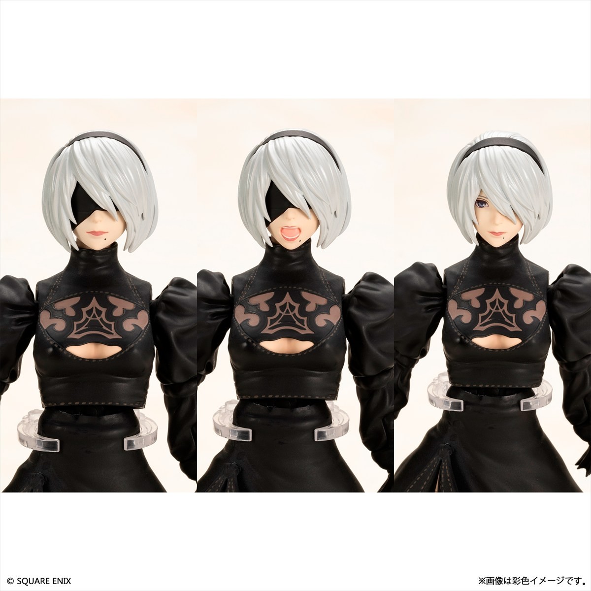 「NieR:Automata　プラスチックモデルキット　2B（ヨルハ二号B型）」2025年9月発売予定　自爆モードも再現可能