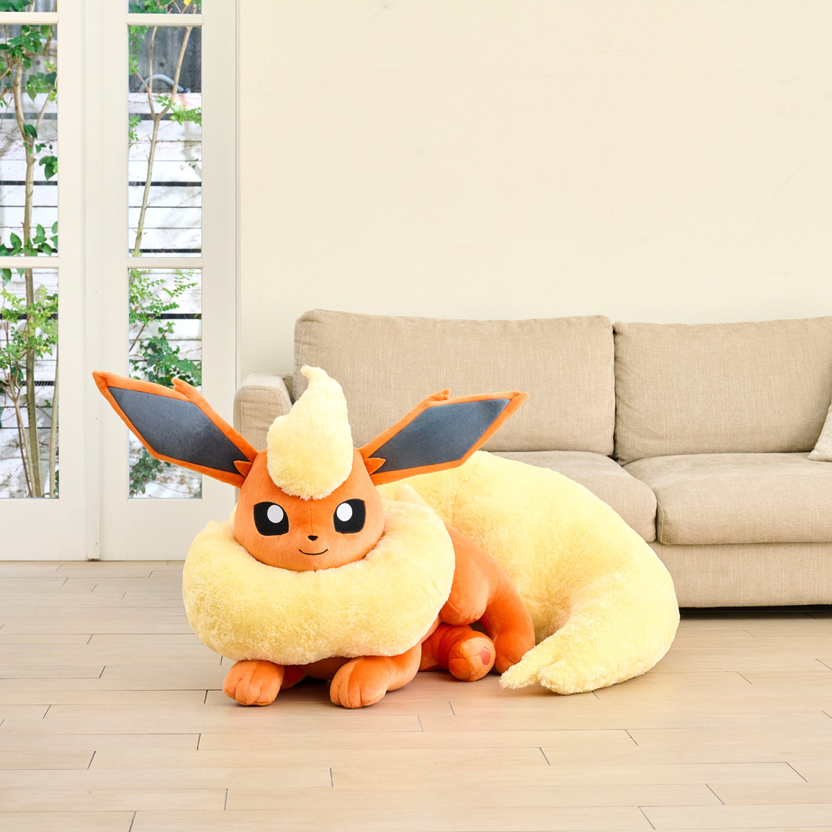 『ポケモン』イーブイ進化系等身大ぬいぐるみ20250424