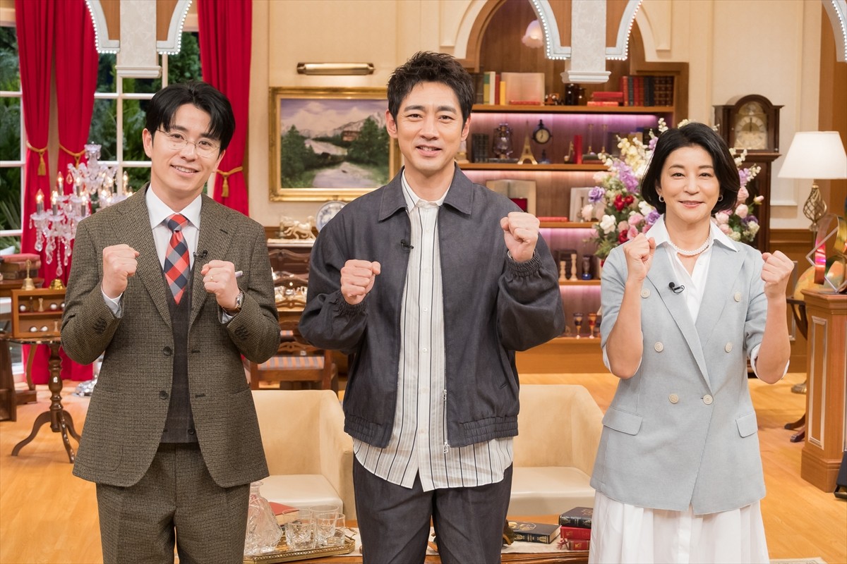 『プラチナファミリー 華麗なる一家をのぞき見』囲み取材会の様子