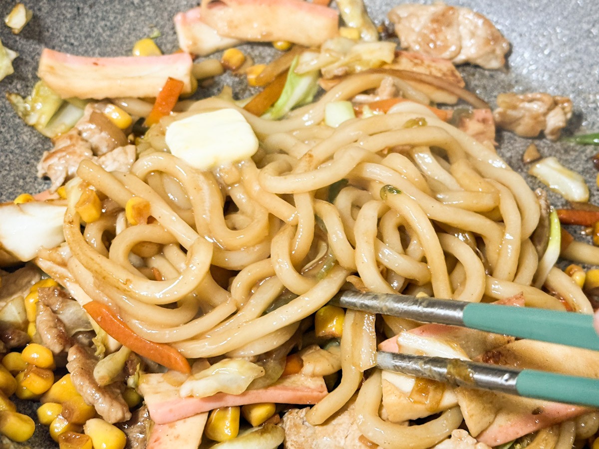 20240404 バター醤油焼うどん