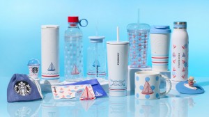 スタバ、夏の“マリン柄グッズ”登場！　4．7からオンライン先行販売スタート