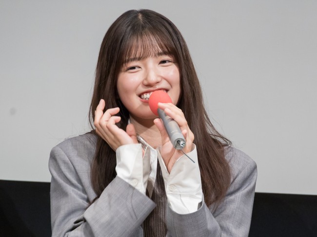 ドラマ『MADDER(マダー)その事件、ワタシが犯人です』完成発表トークイベントに出席した乃木坂46・五百城茉央