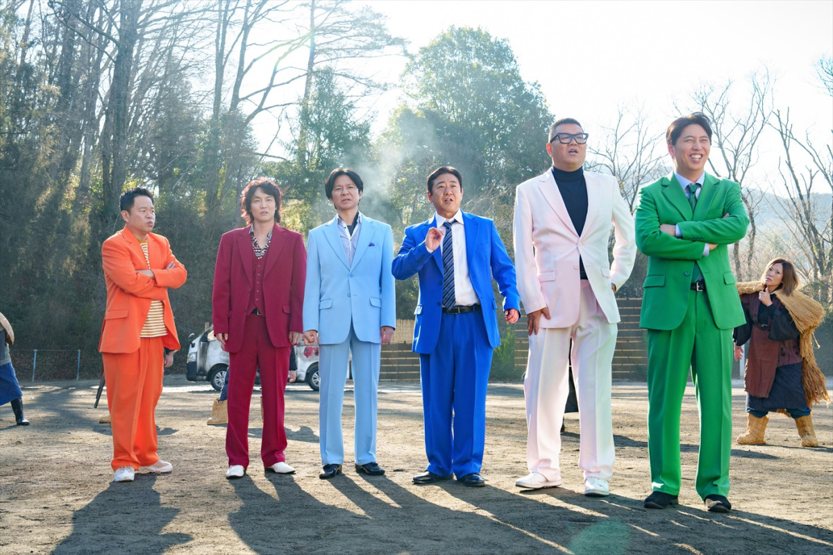 アンジャッシュ・渡部、錦鯉・渡辺らが参戦！　Netflix『罵倒村』5.13配信、予告＆場面写真解禁