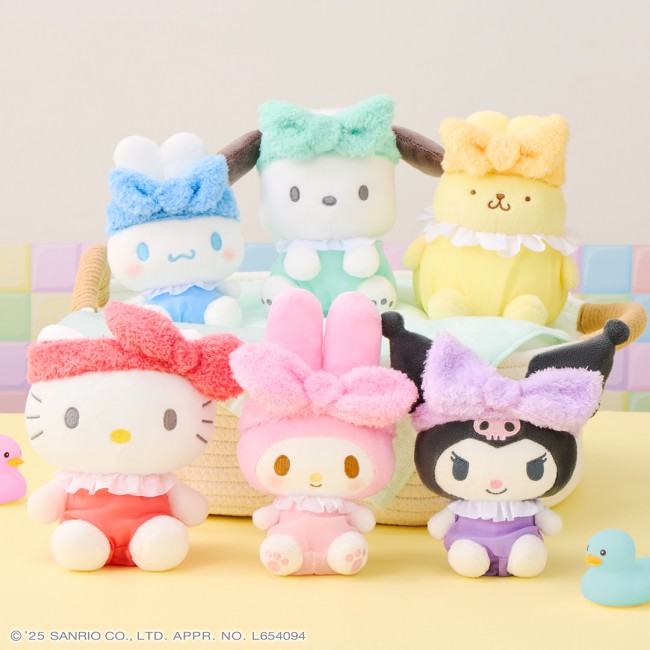 サンリオ”推し色”テーマのナムコ限定プライズ登場！　バスタイムを楽しむキャラをデザイン