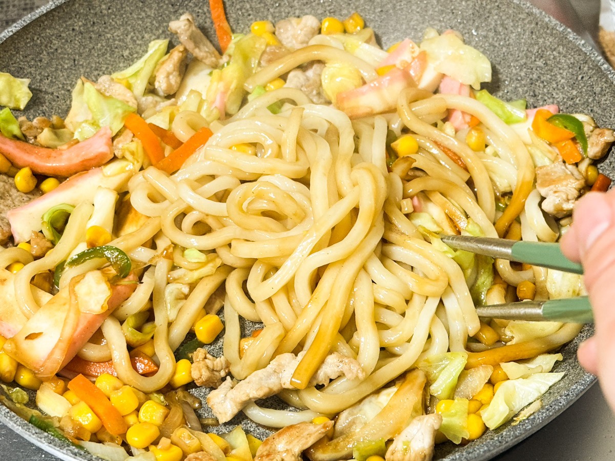 20240404 バター醤油焼うどん