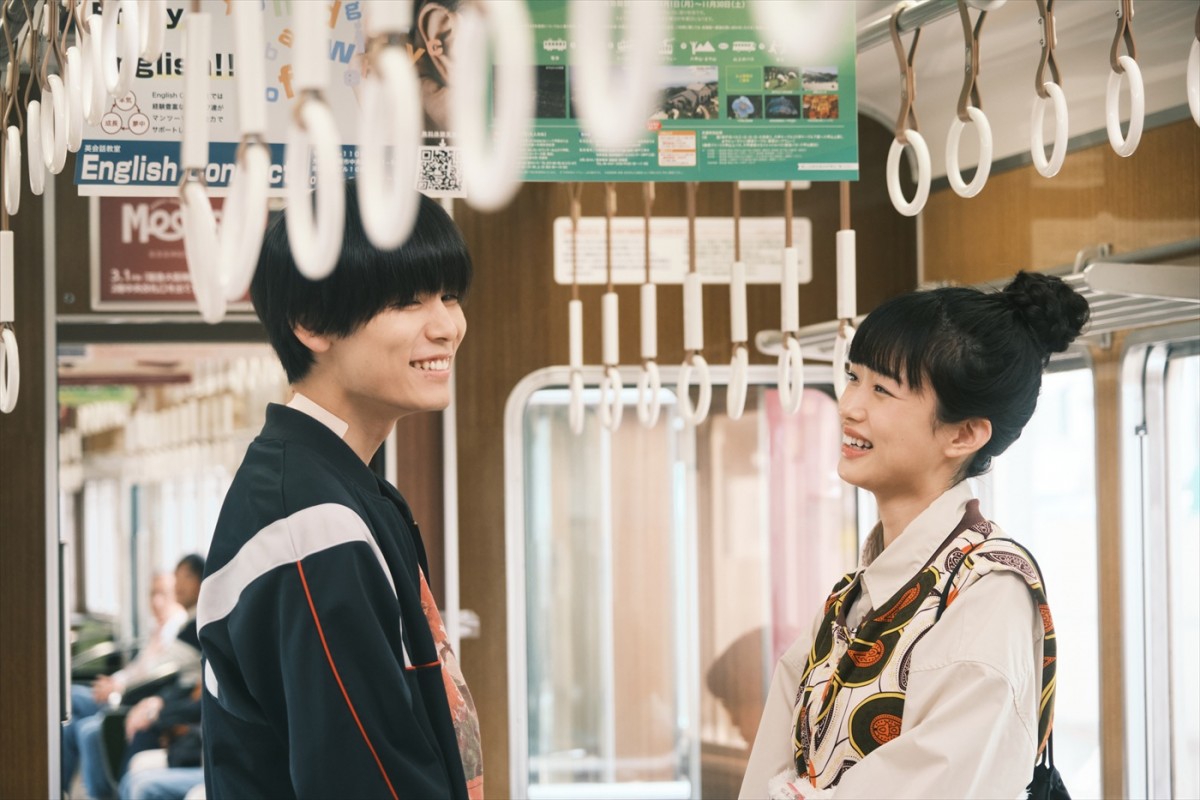 萩原利久×河合優実『今日の空が一番好き、とまだ言えない僕は』、等身大の大学生を演じる2人のメイキング写真解禁