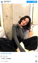 筧美和子、ゆるふわヘアで魅了　※「筧美和子」インスタグラム
