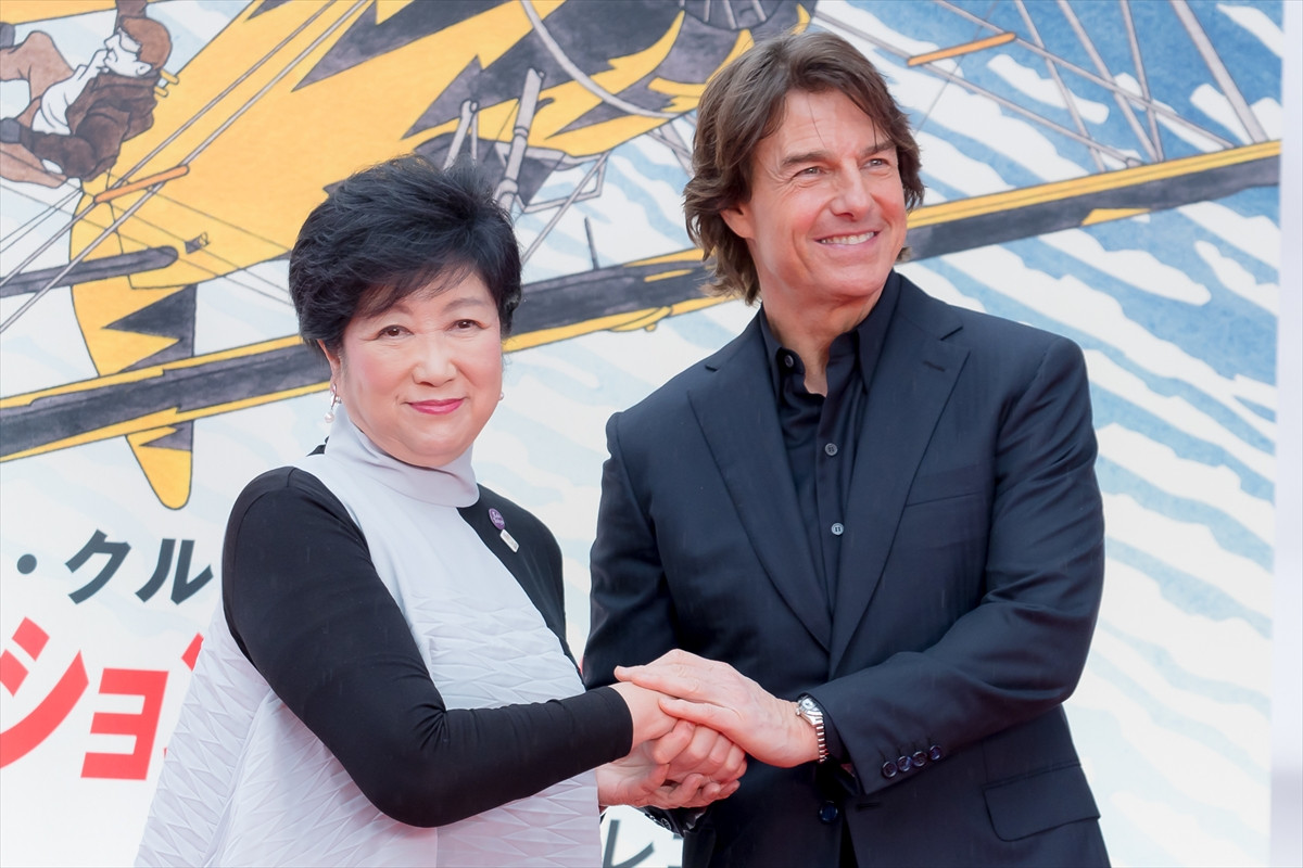 トム・クルーズ、25回目の来日　東京都庁に登場「日本が大好きです」