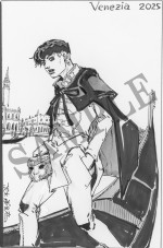 『岸辺露伴は動かない　懺悔室』入場者プレゼントの原作者・荒木飛呂彦による描きおろしイラストカード