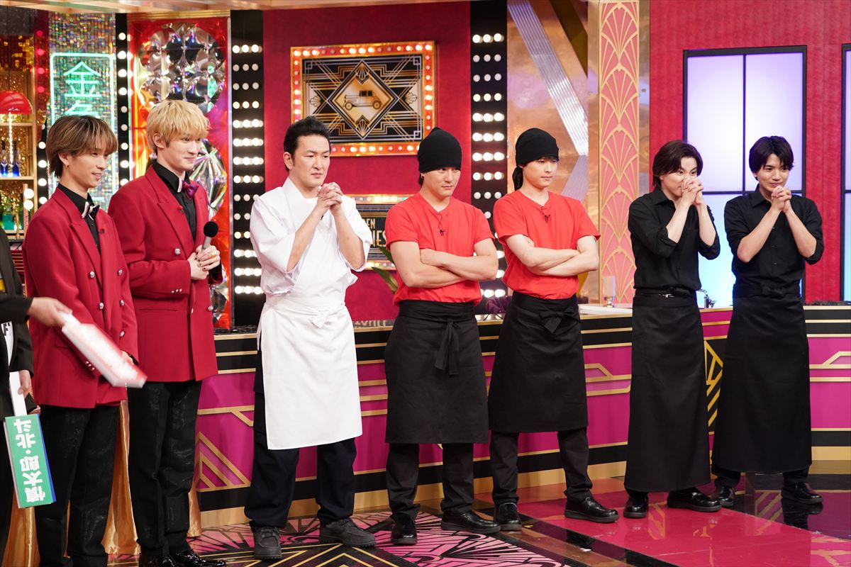 中村獅童、激似で話題の息子2人と『Golden SixTONES』参戦！　SixTONESも「かわいい～！」