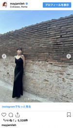 May J.旅行で滞在したイタリアでの記念ショットを多数披露　※「May J.」インスタグラム
