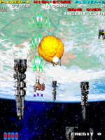 『アーケードアーカイブス ネビュラスレイ』スクリーンショット