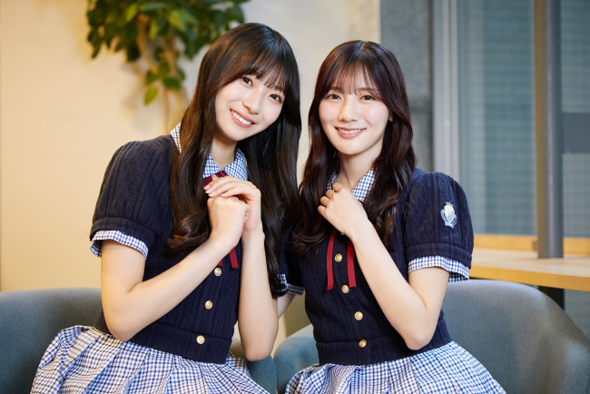 (左から)日向坂46・宮地すみれ、河田陽菜
