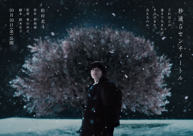 映画『秒速5センチメートル』ティザービジュアル