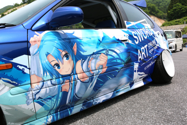 製作例 痛車 プラモデル 製作いたします。 アニメ ラブライブ 一騎当千