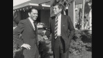 映画『マリリン・モンロー　私の愛しかた』場面写真（左から）フランク・シナトラ、ジョン・F・ケネディ