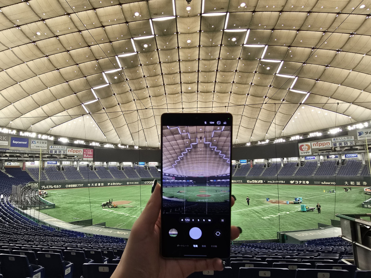 galaxyスマホ「東京ドーム」202505