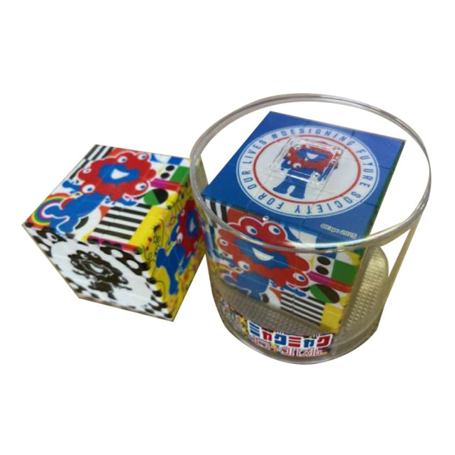 大阪・関西万博「ミャクミャク キューブパズル」新登場！　キーホルダータイプなど2種類