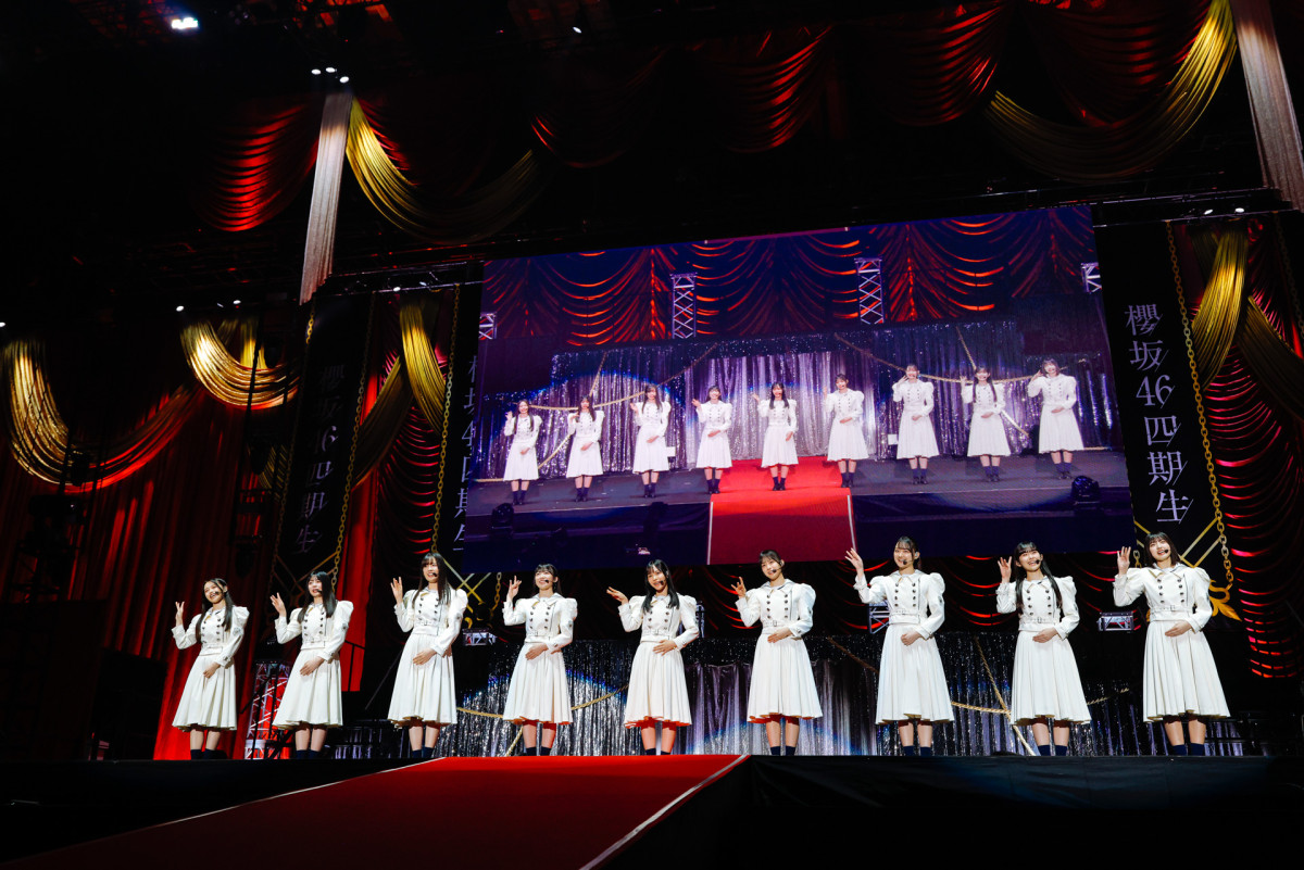 櫻坂46・四期生が初ライブ開催　「死んだふり」センターは山田桃実　ドーム公演出演発表のサプライズも