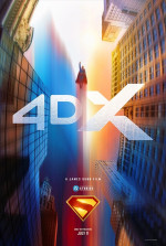 映画『スーパーマン』ラージフォーマットポスタービジュアル（4DX）