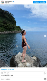 筧美和子、水着姿　※「筧美和子」インスタグラム