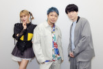 テレビアニメ『怪獣８号』インタビューより（左から）ファイルーズあい、福西勝也、内山昂輝